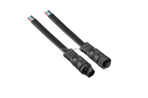 High Quality M12 Male/Female Waterproof IP67 Solar Power System Cable Connectors 5A Rated Current Copper Wire Connections