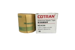 Cotran KC80 Butyl Rubber Black 1m High Voltage 1kV Waterproof Insulation Tape With 1.16Mpa Tensile Strength