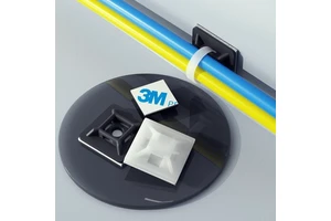 Self Adhesive Cable Tie Mount Base PA66 Nylon Wire Holder Plastic Cable Management Anchor 3M Tape Fire-proof 94V-2 ROHS