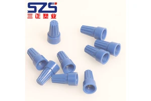 Closed End Crimp Caps Screw Type Wire Connectors Spiral Nylon Crimping Caps for Electrical Cable Connection