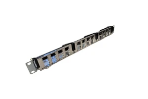 24 Port 19-Inch Modular Patch Panel Rack Mount FTP Shielded Distribution Frame CAT5E CAT6 CAT6A CAT7 Network Blank Patch Panel