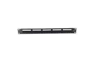 High Quality 25Port 1U 19Inch Telephone Patch Panel with 25 8P4C Telephone Modules CAT3 Voice Patch Panel for Cabinet
