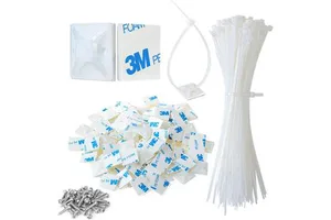 Factory Direct 3M Self Adhesive Backed Mounts Cable Tie Saddle Tie Mounts Cable Wire Tie Mounting Base Holder Squares