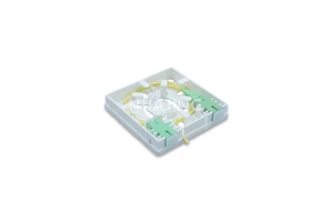 GPMB-B2 86 type OEM Outlet 2 ports Optic Fiber Face Plate anti-UV Fiber Patch Panel Roset 2 core