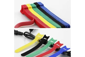 Reusable Custom Cable Ties Logo Velcro Cable Ties Hook and Loop Strap