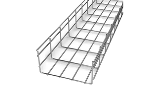 Industrial Stainless Steel Wire Mesh Waterproof Wall Mounted Grid Cable Tray with 100KGS/M Load Capacity