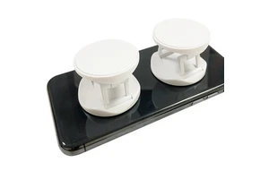 Phone for Bracket Back Sticker Push-Pull Folding Stand Desk Transparent Painted Pattern Adhesive Pad Mounting