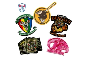 Custom Patch Iron On Parches Bordado School Novel Embroidery Patches For Clothes Accessories