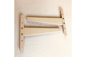 Multi-purpose 1HP DIY Wall Bracket 1.8mm - 2.0mm Thickness Heavy Duty Folding Shelf Support