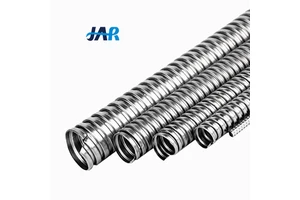 Manufacturer Bare Zinc Strip Corrugated Hose Galvanized Steel Flexible Underground Wiring Conduit