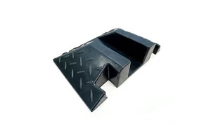 Wholesale Durable Recycled Rubber Cable Protector Ramp End Cap Stable Fitting Simple Operation Strong Protection 1-5mph
