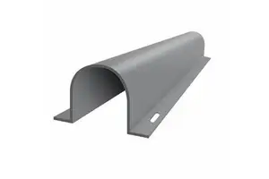 Semi-Circular U Shape Electric PVC Cable Trunking Conduits Wire Protection