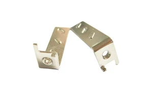 Adjustable Copper & Galvanized Sheet Metal Triangle Bracket Slotted Holes Precision Assembly Automotive Applications