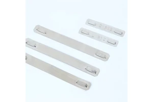 Color Durable Anti-oxidation Stainless Steel Self-Locking Barb-lock Cable Tie for Electrical Applications Wires Bundling