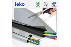Cable Sleeve Hook Loop Wrap Custom OEM Bulk Wholesale Wire Protector Industrial Wrapping Band Reusable