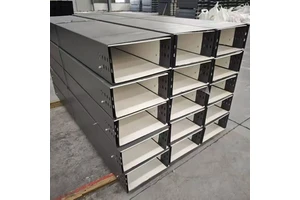 Alloy Ventilated Anti-corrosion Fireproof Cable Tray Low Noise Building Cabling with 200kg Load Capacity
