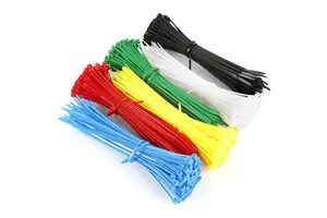 Tensile Strength Nylon Cable Ties Flexible Colored Cable Tie Self-locking Plastic Cable Ties