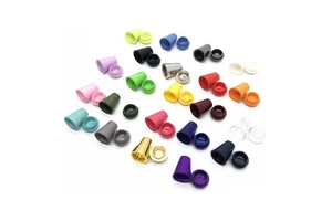 Source Factory Plastic Cord Stop Tip Cap Aiglet Resin Bell Stopper Cordend Cord End