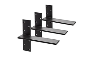 Customizable Heavy-Duty Floating Shelf Bracket Solid Iron Hidden Wall-Mounted Countertop Support ISO9001 OEM/ODM Factory Direct