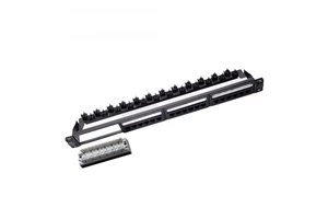 Network Patch Panel UTP Cat6A 24 Port Removable