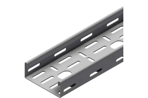 European-style Perforated Hot-dip Galvanized Aluminum Alloy Customized Cable Tray with 30-pcs Capacity for Cable Laying