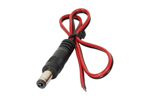 12V DC 5.5mm X 2.5mm Power Pigtail Barrel Plug Connector Cable 20AWG DC Power Cable For CCTV Security Camera 150cm 20AWG