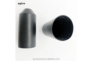 Aplro Custom Waterproof Wire Sleeve Thread Rubber End Caps Silicone for Tube Cable End Caps Cable Accessories Sealing End Caps