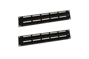 Factory Direct Supply New Design 19 Inches 2U Cat3 RJ11 Voice Telephone Patch Panel