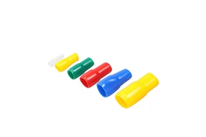 V-shaped Terminal Insulation Sleeve Cable Lugs Electric Terminals Insulating Sheath Cable End Cap Vinyl Wire End Caps