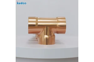 Corrosion Resistant Butt Weld Copper Tee Elbow Pipe Fittings, Cold Storage Equipment Pipeline Connection Parts