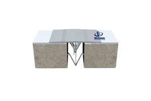 Surface Mounted Easy Install Aluminum Wall/Ceiling Expansion Joint Cover With Clips For Small Joint