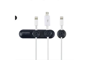 Magnet Organizer Clips Holder Wire Clamp Magnetic Cable Organizer Plastic Data Cable for Cable Management