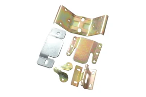 OEM/ODM Steel Stamped Sheet Metal Parts Custom Zinc-Plated Furniture Hardware Brackets & Connectors From China Supplier