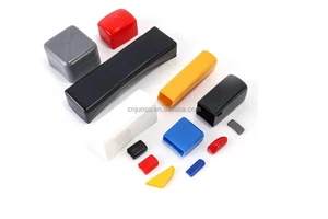 Custom Manufacturer's Polyester Vinyl Rubber Protective Cover End Cap for Cable Terminals Cutting Service Included