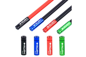 10pcs RISK 4mm 5mm Bike Derailleur Shift Brake Cable End Cap Aluminum Alloy Bicycle Housing Ferrules Crimps Dust Cover Wire Tip
