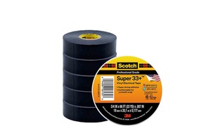 Vinyl Electrical Insulation Tape Pvc 0.18mm Black Rubber Adhesive Insulating for Electrical Application