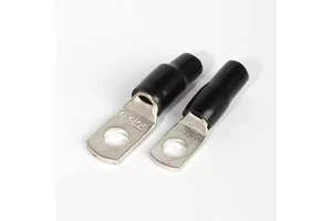 100PCS/BAG V Series Cable Lugs Terminal Insulating Material Soft Protective Sleeve PVC Vinyl Rubber Wire End Caps