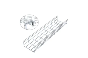 Cable Tray High Quality Material Hot Dip Galvanized Steel Basket Wire Mesh Cable Tray for Under Desk