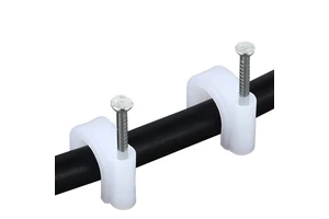 Wholesale Standard Ethernet Cable Tacks Cord Clips Cable Staples Wire Clips Single Coaxial Cable Clamps