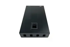 4 Ports ODF Optical Distribution Frame Fiber Optic Patch Panel Mini Rack Mountable SPCC Cold Rolled Steel SC/LC/FC Compatible