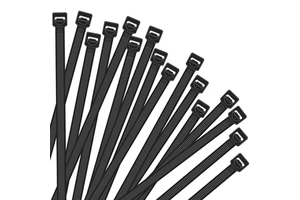 100 Pcs Pack Strong Self-locking Nylon 66 Cable Ties Heat-resistant -Approved Heavy Duty Zip Ties Wraps Never Break 40 LB 10