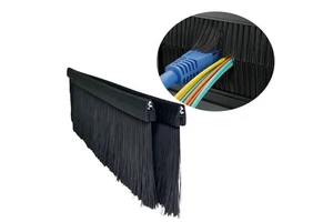 19" 1U Brush Panel Cable Management Brush Top Panel Cable Server Rack Brush Guard Cable Management Panel Brush Strip