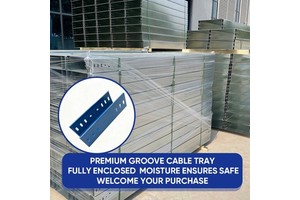 Factory Direct Groove Cable Tray Non Standard Customization High Strength Anti Corrosion for Factory Construction