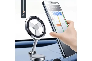 Magnetic Phone Holder Car Mount Adjustable Zinc Alloy Folding Strong Magnet Magnetic Phone Bracket for Mobile Phone