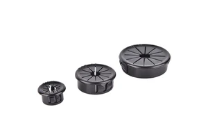 JIAF RSB Buckle Type Black Nylon Plastic Cable End Caps Protective Coil Electrical Bushing Cover RSB10-RSB100
