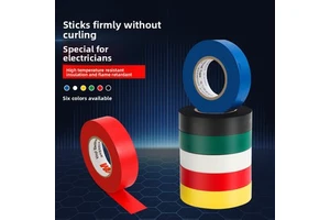 Original 3M1500 PVC Electrical Insulating Tape Flame-Retardant Lead-Free for Wire Bundling -15C to 82C High-Temperature Use