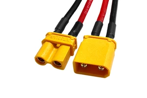 XT30 Female Male Custom Silicone Wire Cable Harness High Current Battery Connector For RC Drone Lithium Power System