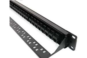24 Port Patch Panel Cat6 Patch Panel RJ45 Keystone Network Patch Panel
