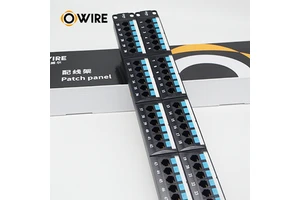 12 Port Wall Mounted Box UTP Cat5e Cat6 Patch Panel 10" 1U, Krone or Surface Mount Patch Panel