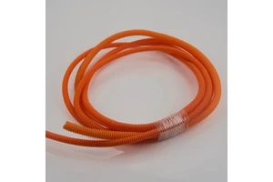 PA PP Nylon Flexible Cable Electrical Conduit Corrugated Non-slip Divisible Split Wire Loom protection Orange
